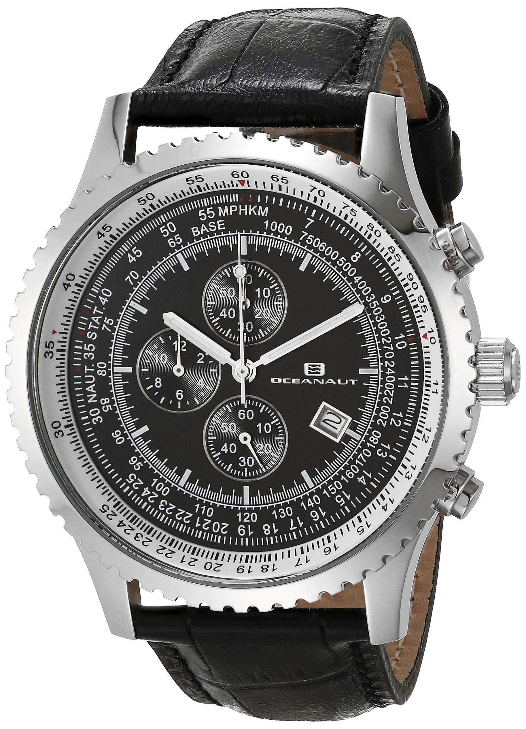 Oceanaut Men \u0027s OC0312 Quartz Black Watch