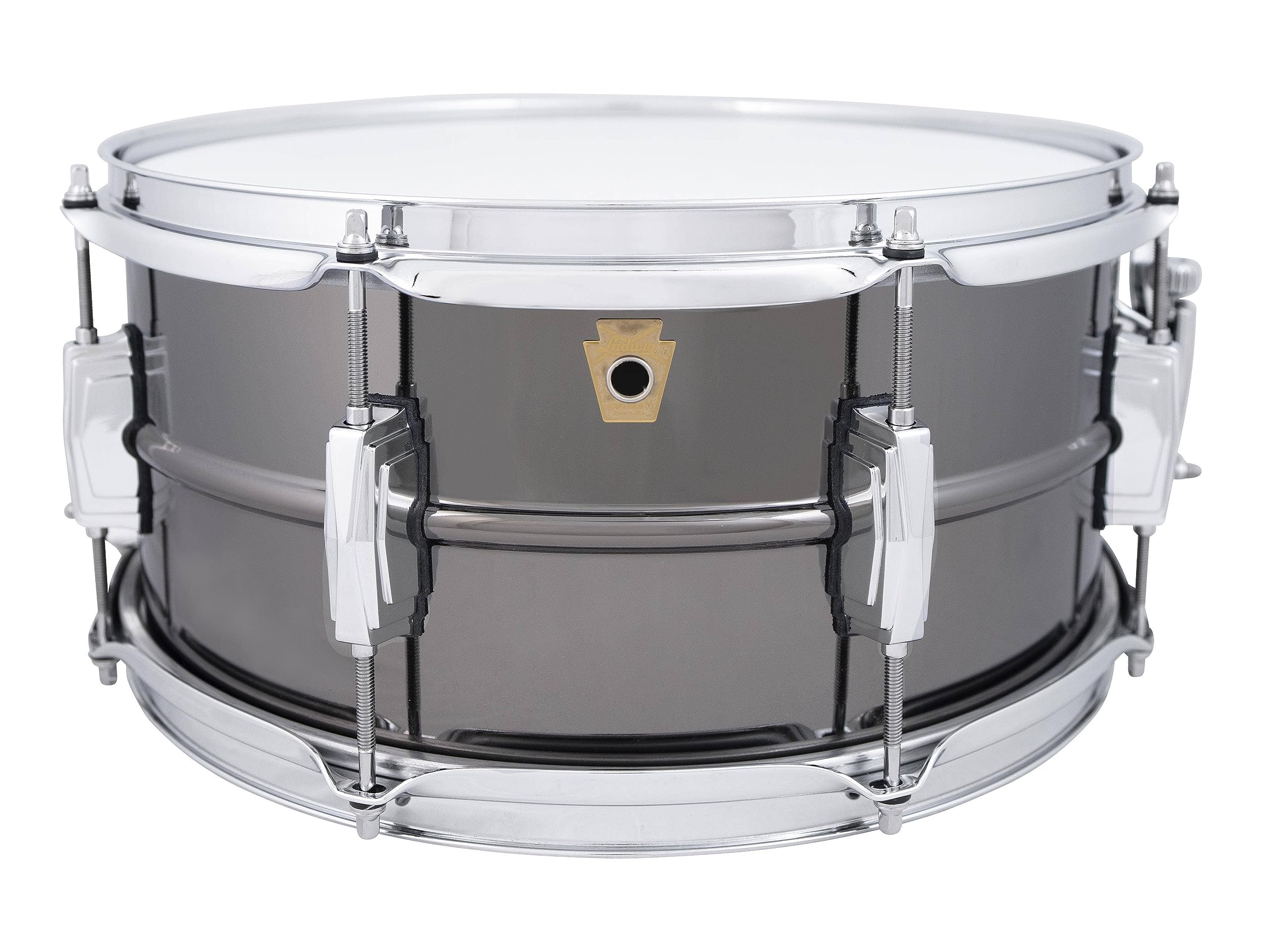 ラディック Ludwig スネアドラム 【ブラック・ビューティー】 シームレス・ブラスシェル 6.5&times;14インチ 8ラグ仕様 LB415｜global研究所