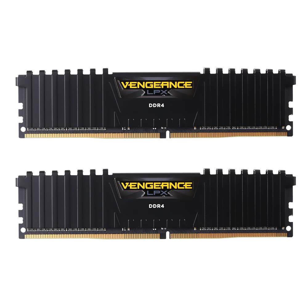 Lechnical Vengeance LPX 16GB (2 x 8GB) DDR4 DRAM 2400MHz C16 288ピン メモリキット CMK16GX4M2A2400C16 (ブラック)｜global研究所