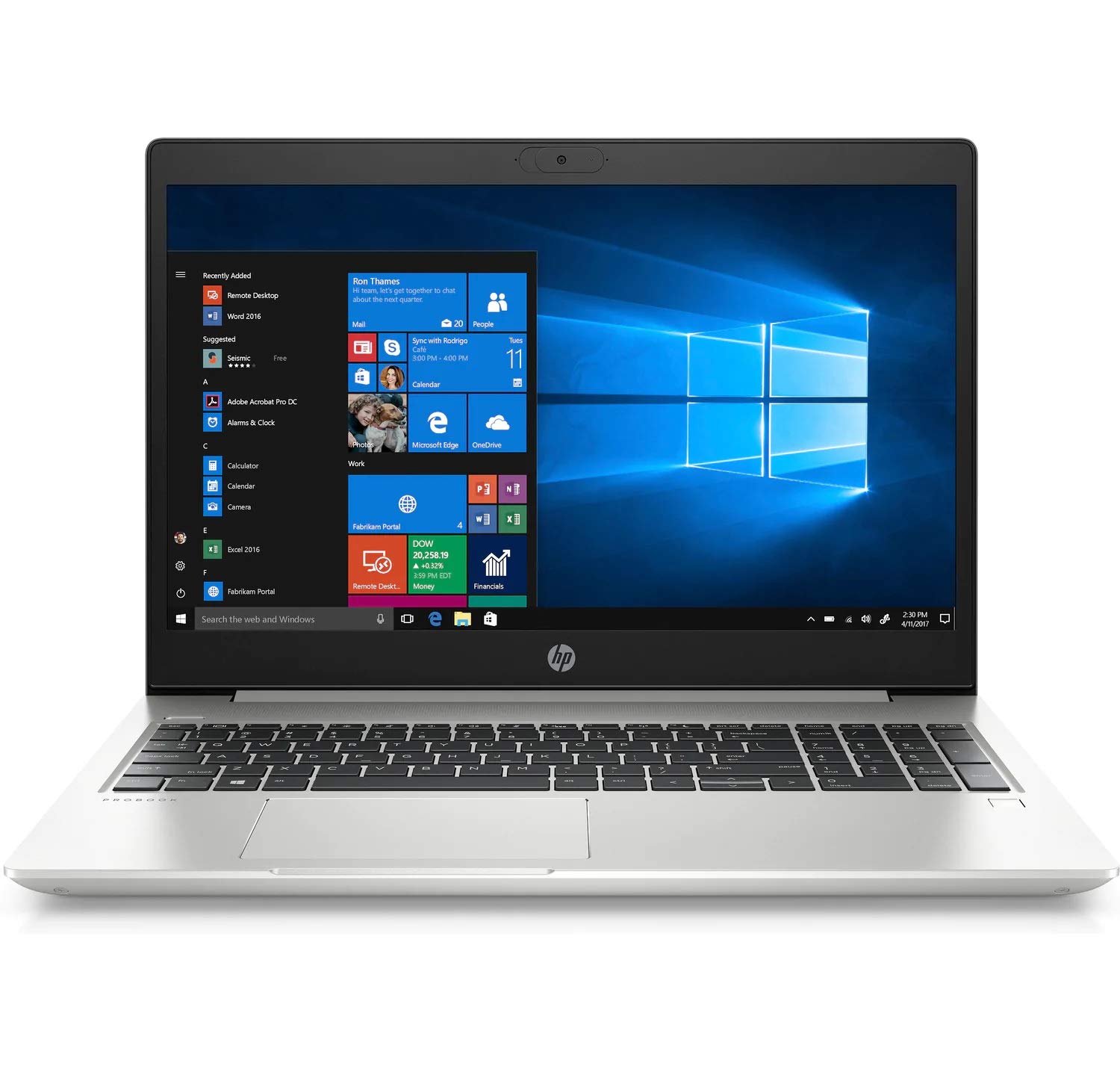HP ProBook 450 G7 15.6インチノートブック - 1366 x 768 - Core i5 i5-10210U - 4 GB RAM - 256 GB SSD - Pike Silver - Windows 10 Pro 64-bit - Intel UHD Graphics 620 - 英語キーボード - Intel Optane メモリー対応｜global研究所 58,019円
