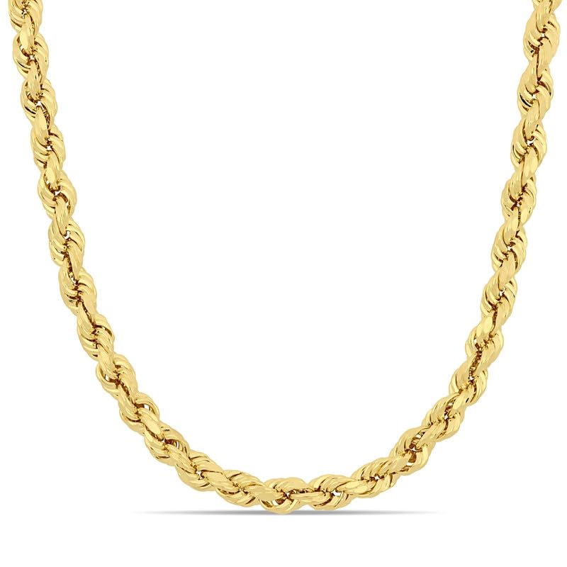 Abbie+Cleo 14K イエローゴールド ロープチェーンネックレス 5mm/24｜global研究所