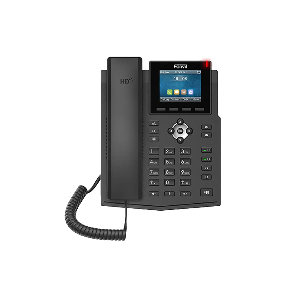 Fanvil X3SG IP Phone Gigabit 4つのSIP生産ラインと2本の生産ライン足懸かりと色合い見せびらかす 2.8in