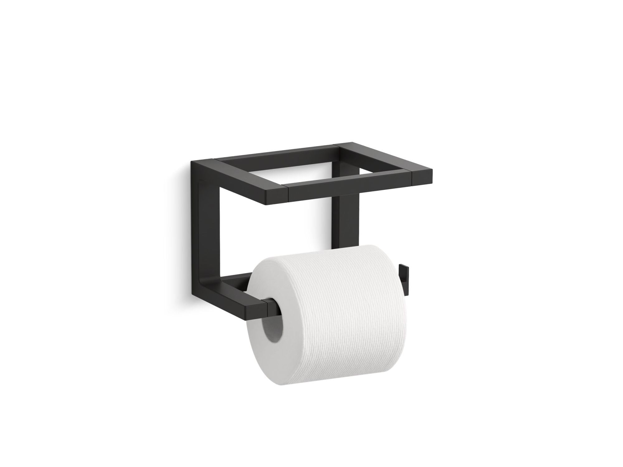 Kohler 31750-BL ドラフトピボットトイレットペーパーホルダー マットブラック