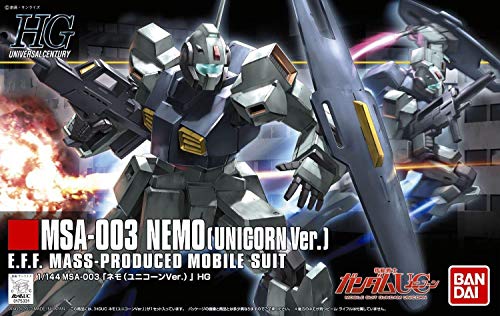 HGUC 機動戦士Zガンダム MSA-003 ネモ 1/144スケール 色分け済みプラモデル mxn26g8 Amazon | MG 機動戦士Zガンダム MSA-003 ネモ 1/100スケール