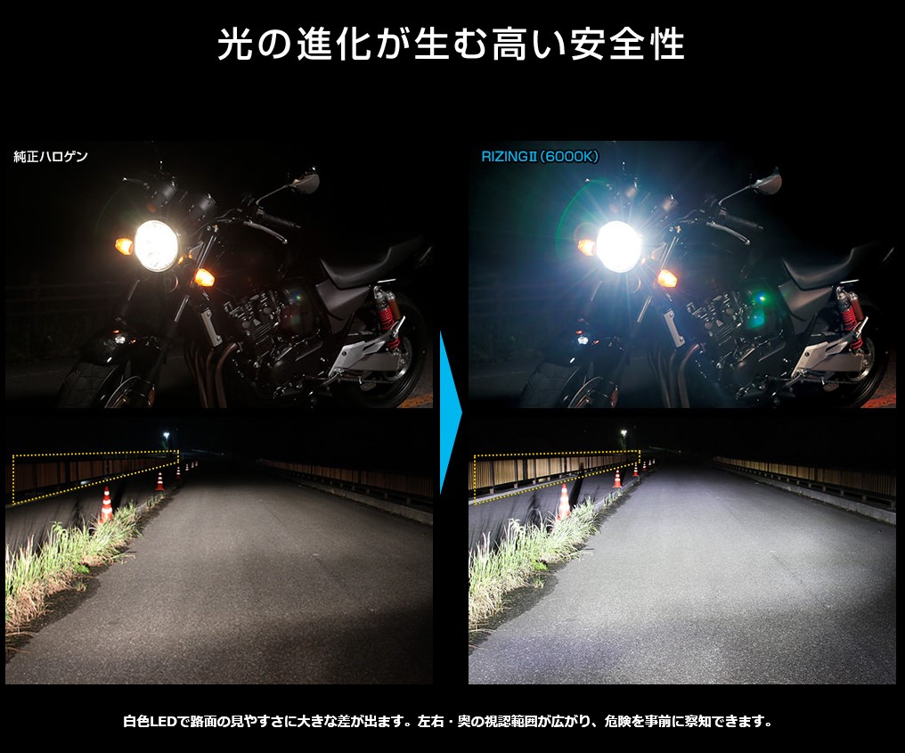 待望 3年保証 車検対応 日本製 バイク用LEDヘッドライト SRBH4060 スフィアライト スフィアLED RIZING2 2輪用 H4 Hi  Lo 6000K 4562480873421 SPHERE LIGHT vemserpraia.com.br