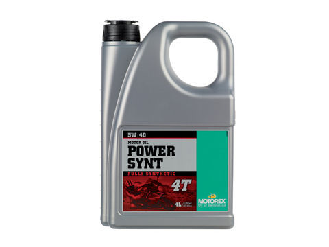【4909449519554】【【MOTOREX（モトレックス）】 POWER SYNT 4T 【5W40】　4リットル　100％化学合成油　97783 旧品番：79534【高品質・高性能オイル】｜GLOBAL MOTO