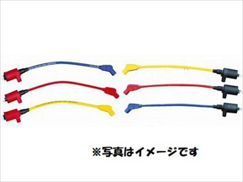 【CF-POSH(シーエフポッシュ)】 272013-04 レーシングIGコイル　テイラー　プラグコード付　BLACK／RED モンキー ゴリラ APE50,100