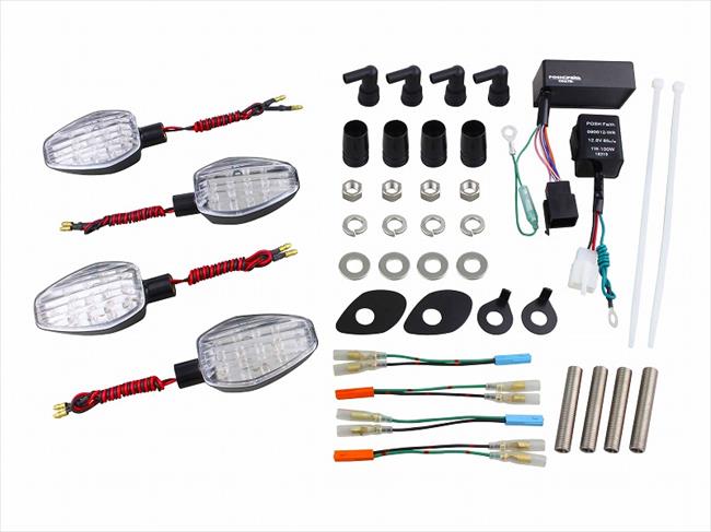 楽天市場】POSH Faith(ポッシュフェイス) LW LEDウィンカー BLK/ORG