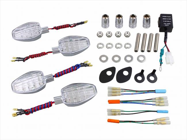 楽天市場】POSH Faith(ポッシュフェイス) LW LEDウィンカー BLK/ORG