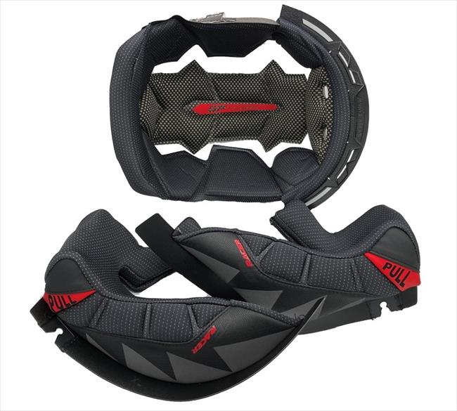 【LS2(エルエスツー)】 【4562343602250】 IS-12 インナーセット (LS2) - XL（ヘッドパッド・チークパッド） THUNDER C GP 801805LNR01XL