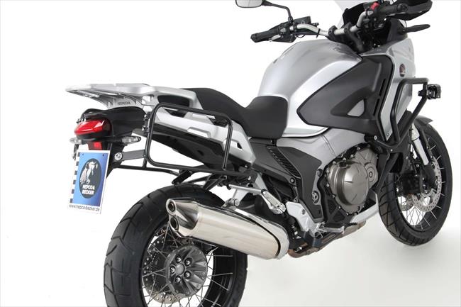 650971-0001 ヘプコ&ベッカ サイドキャリア Lock-it ブラック VFR1200XCrosstourer 12-16