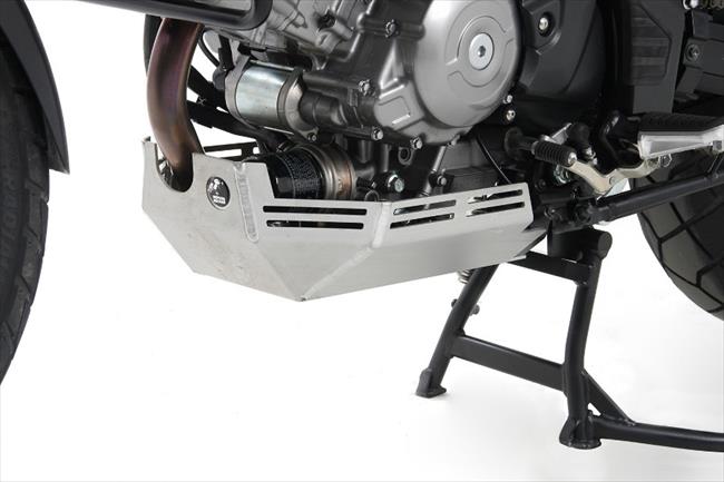 公式ショップ 0012 ヘプコ ベッカ スキッドプレート シルバー V Strom650 Xt Abs 17 Fucoa Cl