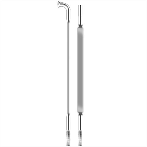 65470000 あさひ PSRAERO1423エアロスポーク4本入MTBダウンヒルでも使用可能 シルバー 260mm