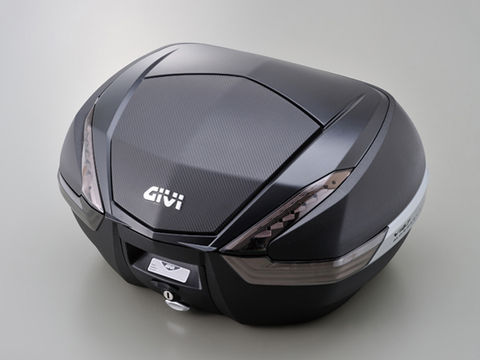 【4909449464830】【送料無料】【DAYTONA(デイトナ)】 GIVI 【V47NNT　】未塗装ブラック/カーボン調パネル/スモーク　47L　リアボックス 【モノキーベース用】