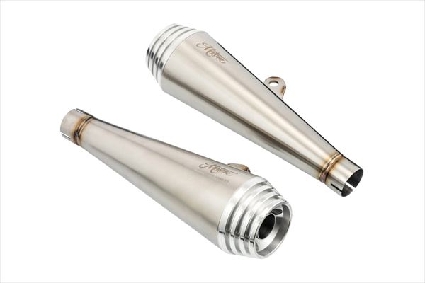 モートーン 【4550255826680】 MTE156 スリップオンマフラー SATURN V ステンレス／アルミ ブラッシュ Street Twin／Speed Twin 900 （16-23）