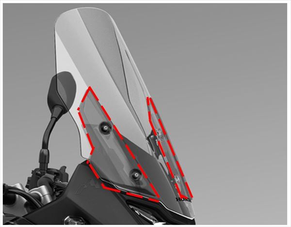 Honda(ホンダ) 純正 XL750 TRANSALP(トランザルプ) スクリーンディフレクター 08R70-MLC-D00