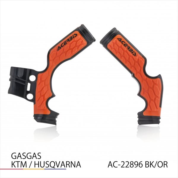 62％以上節約 ACERBIS アチェルビス AC-22896BK OR X-GRIPフレーム 