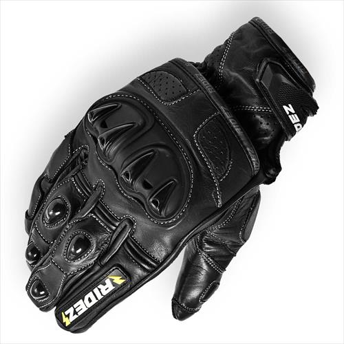 RIDEZ　ライズ 【4527625081970】 RIDEZ OCTANE GLOVE BLACK M　バイク用ショートグローブ　ブラック　Mサイズ