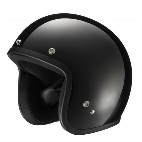 RIDEZ　ライズ 【4527625088603】 RIDEZヘルメット LX METALLIC BK (61-62cm)　バイク用オープンフェイスジェットヘルメット　メタリックブラック｜GLOBAL MOTO