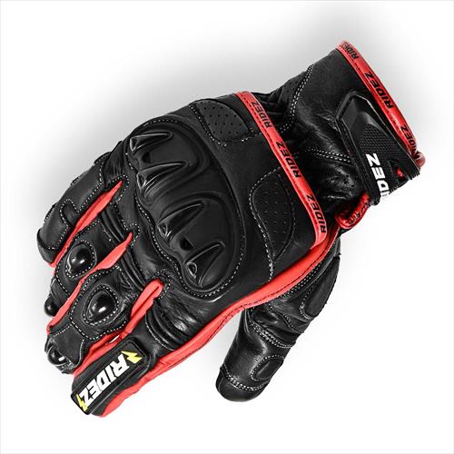 RIDEZ ライズ 【4527625091009】 RIDEZ OCTANE GLOVE RED XL バイク用ショートグローブ レッド XLサイズ|GLOBAL MOTO