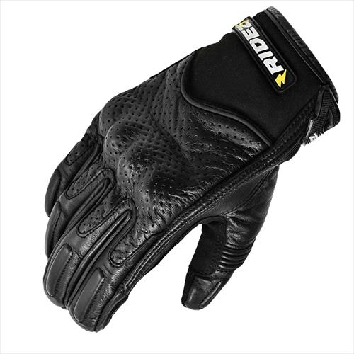 RIDEZ　ライズ 【4527625101005】 RIDEZ NEUTRINO GLOVES Black L RLG262 バイク用グローブ ブラック Lサイズ