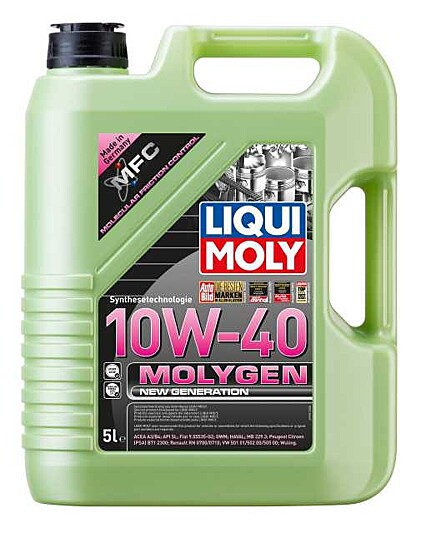 LIQUI MOLY（リキモリ） 【4100420099519】 9951 モリジェンニュージェネレーション 10W40 5L｜GLOBAL MOTO