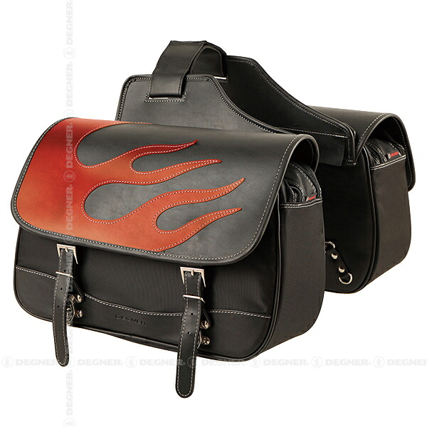 【4524486061554】【送料無料】【DEGNER（デグナー）】 ナイロンサドルバッグ/NYLON SADDLEBAG（レッド） 【WEB正規代理店】 24,893円