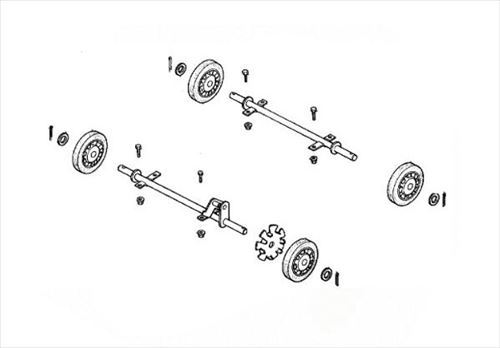 Honda(ホンダ) 発電機　4輪ホイールキット(移動用キャスター)　EB3000　EB4500　ET4500 06710-ZB4-010