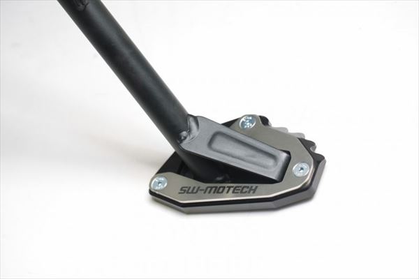 SW-MOTECH モーテック 【4538792040790】 STS2258410002 (受注発注品)サイドスタンド エクステンション BLK/SIL|GLOBAL MOTO