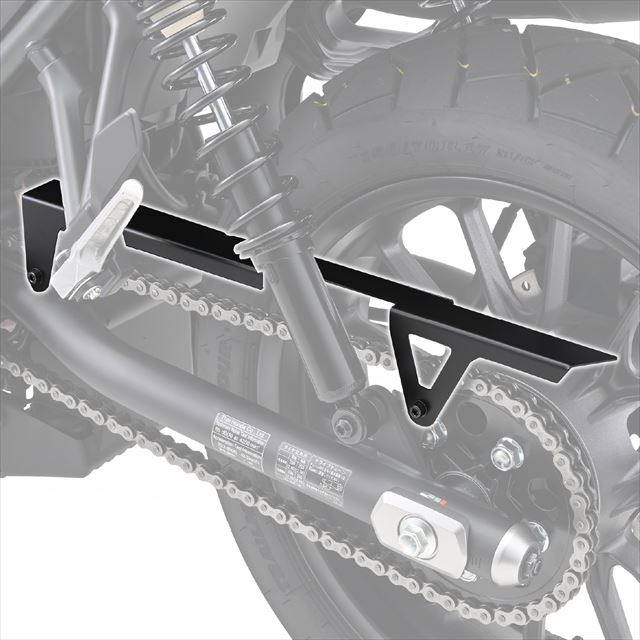 DAYTONA(デイトナ) 【4909449622353】 デイトナ(Daytona) バイク用 チェーンガード レブル250/500(17-23) CL250/500(23)専用 マットブラック塗装 40799