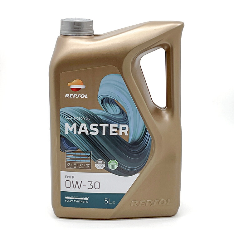 【REPSOL(レプソル)】 007455 4輪車用オイル MASTER ECO-P 0W-30 5Ｌボトル 全合成油 ACEA:C2