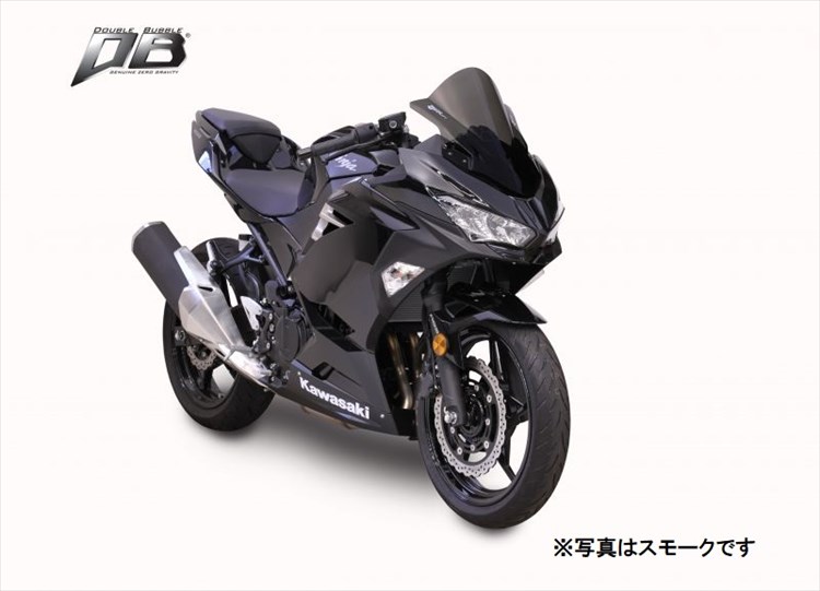 【受注発注品】 ZERO GRAVITY ゼログラビティ 【4538792870434】 1628302 スクリーン ダブルバブル スモーク NINJA250 18-22/NINJA400 18-23 15,218円