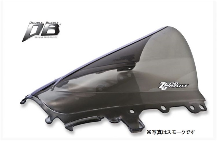 【受注発注品】 ZERO GRAVITY ゼログラビティ 【4538792913544】 1654302 スクリーン ダブルバブル スモーク YZF-R1 20-21/YZF-R1M 20-22