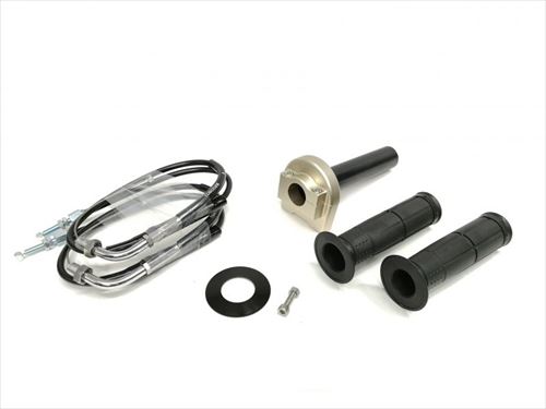 ACTIVE(アクティブ) 【4538792501406】 1061614 スロットルKIT (ホルダー:TYPE-1 T-GLD) 巻取φ44 (メッキ金具) 700mm|GLOBAL MOTO