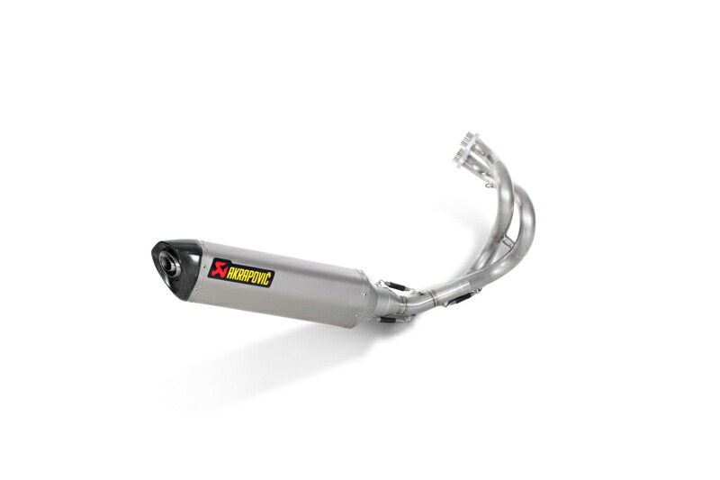 受注発注品 AKRAPOVIC 【4538792734859】 e1仕様 RACING LINE (2-1) チタン ER-6N/F/NINJA650 12-16
