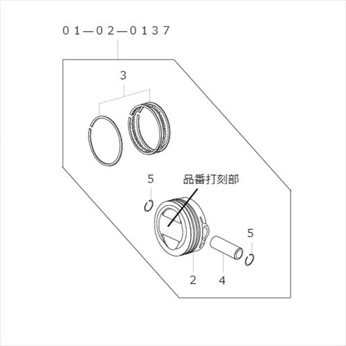 SP武川(TAKEGAWA) 【4514162293379】 01-02-0137 【補修品】ピストンキット +R 100cc 57