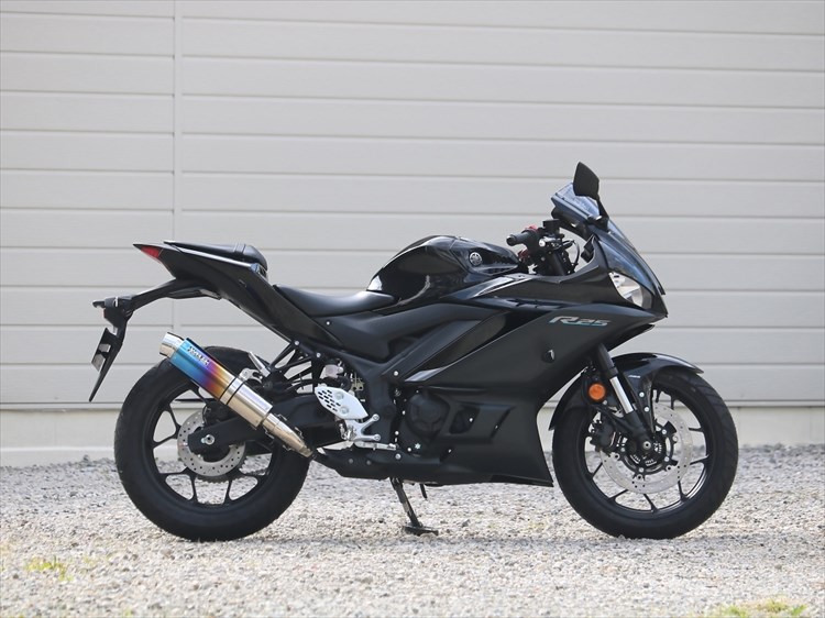 WR'S ダブルアールズ 【4582734411292】 BK2270JM ラウンド・焼き色チタンサイレンサー スリップオン マフラー｜GLOBAL MOTO