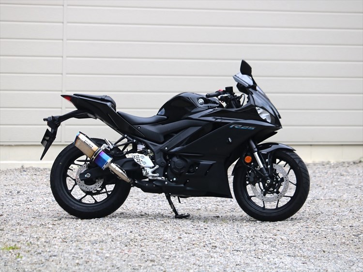 YZF-R25 MT-25用　WR’SスリップオンマフラーSS-OVAL WR'S WR'S ダブルアールズ リアエキゾースト スリップオン