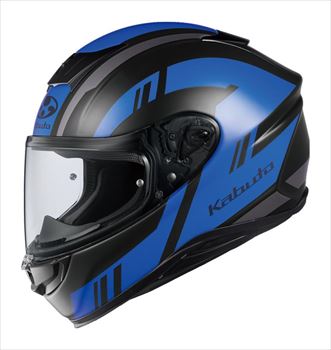 OGK KABUTO(オージーケーカブト) 【4966094609399】 AEROBLADE6 DYNA　フラットブラックブルー Lサイズ(59-60)　ダイナ　バイク用　ヘルメット　｜GLOBAL MOTO