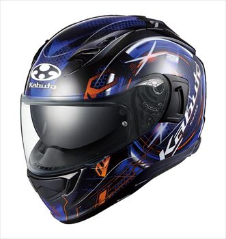 OGK KABUTO(オージーケーカブト) 【4966094609733】 KAMUI 3 ESTELLA　ブラックブルー Mサイズ(57-58)　エステラ　バイク用　ヘルメット　