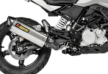 【4538792877754】 カーボンヒートシールド G310R 17-23/G310GS 17-23 AKRAPOVIC