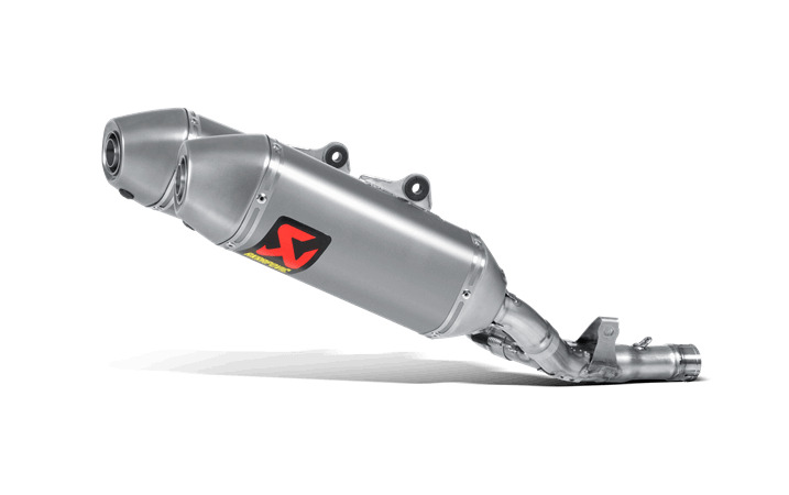 【受注発注品】 【4538792818429】 SLIP ON LINE チタン CRF250R 16-17 AKRAPOVIC