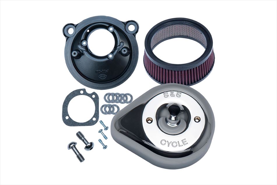 S&S　エアクリーナーキット　グロスブラック　美品　品番170-0181A FXDB FXDL ソフテイル　ダイナ　ツーリング S☆H S\u0026S ティアドロップ エアークリーナーキット 1991-2021
