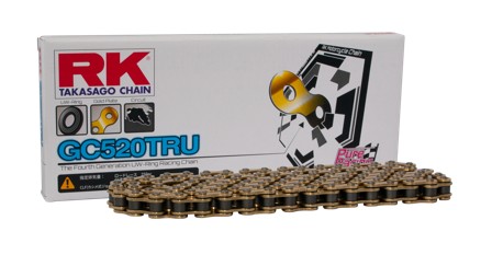 RK(アールケージャパン) 【4935531343844】 RK520TRU-GOLD-120L　ドライブチェーン　ゴールド