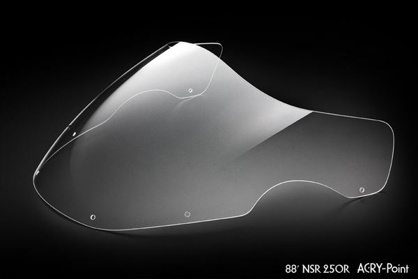 アクリポイント 【4580423290234】品番:110311 HONDA　88NSR250R クリアスクリーン 外装　シールド風防