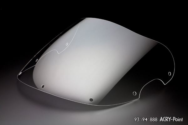アクリポイント 【4580423290937】品番:150031 DUCATI 888ストラーダ クリアスクリーン 外装　シールド風防