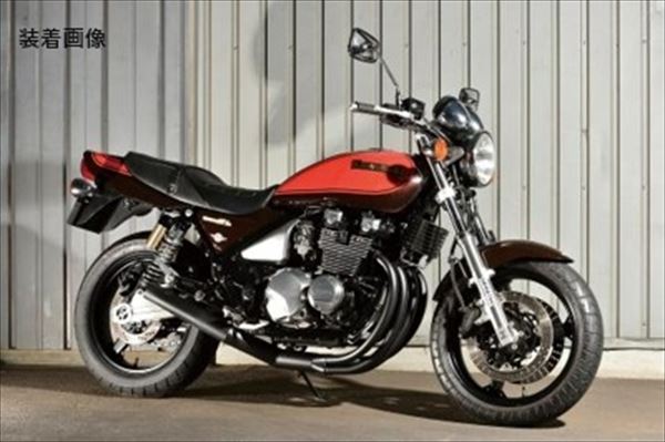 楽天市場】ゼファー400/χ エルサウンド ショート管 ブラック