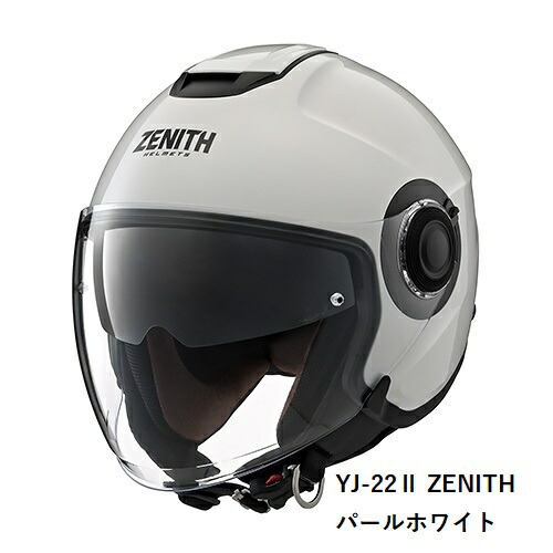 ZENITH ジェットヘルメット パールホワイト 楽天市場】YAMAHA ヤマハ YJ-22II ZENITH パールホワイト S～L