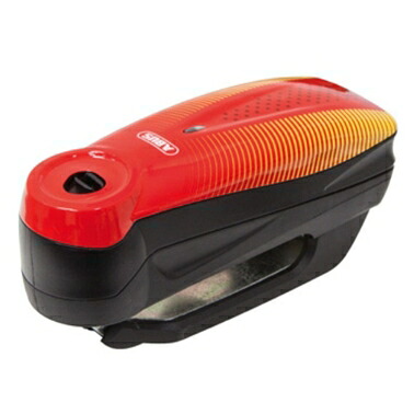 ABUS アブス 【4003318041402】 Detecto 7000 RS 1 ソニック レッド バイク ディスクロック 盗難防止 アラームロック ｜GLOBAL MOTO