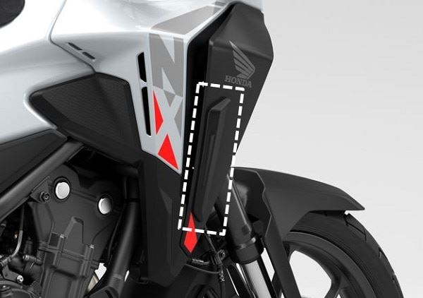 ホンダ(HONDA) 08R70-MLR-D80 ディフレクター NX400 左右セット アクセサリー パーツ バイク